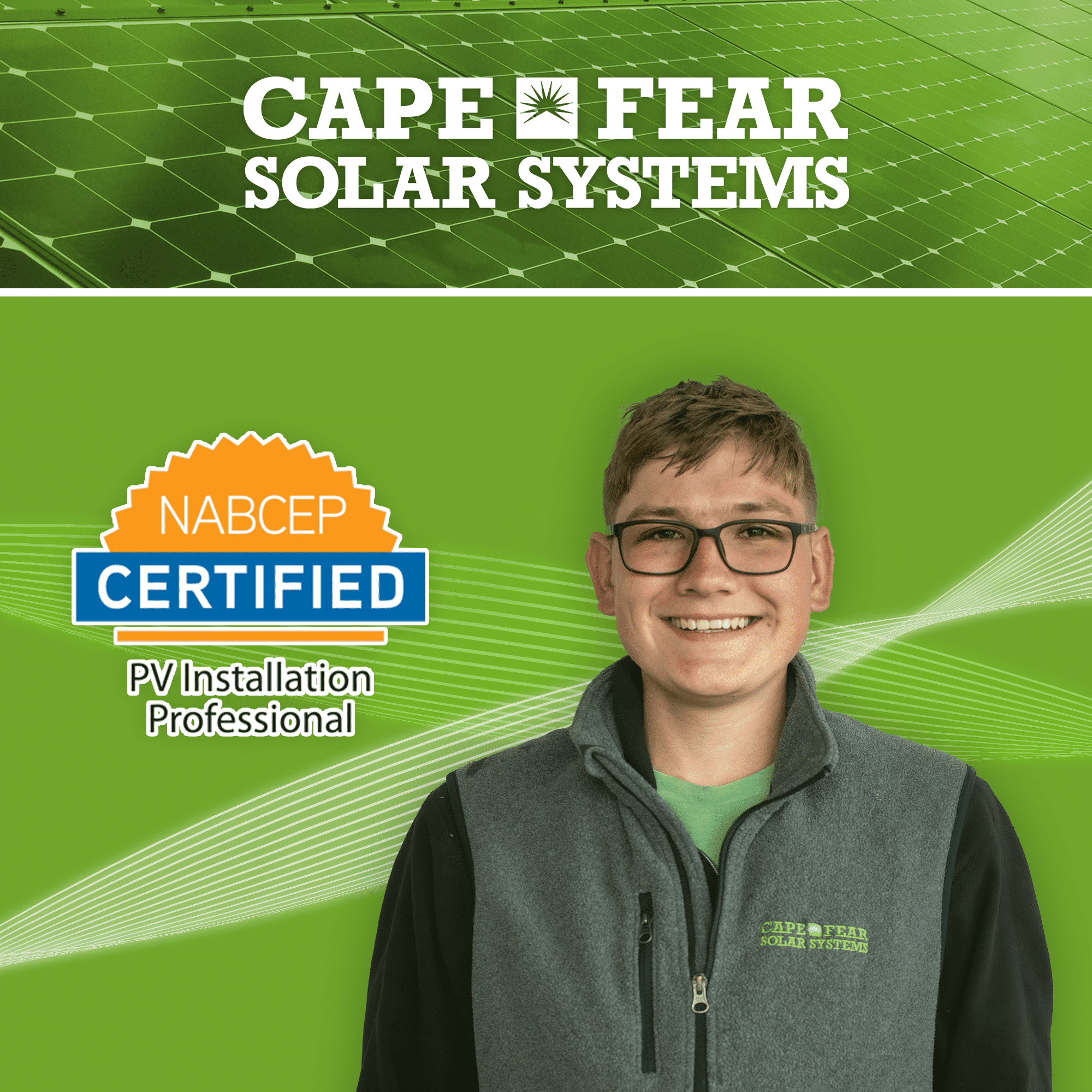 Cape Fear Solar Installer Becomes NABCEP® Certified