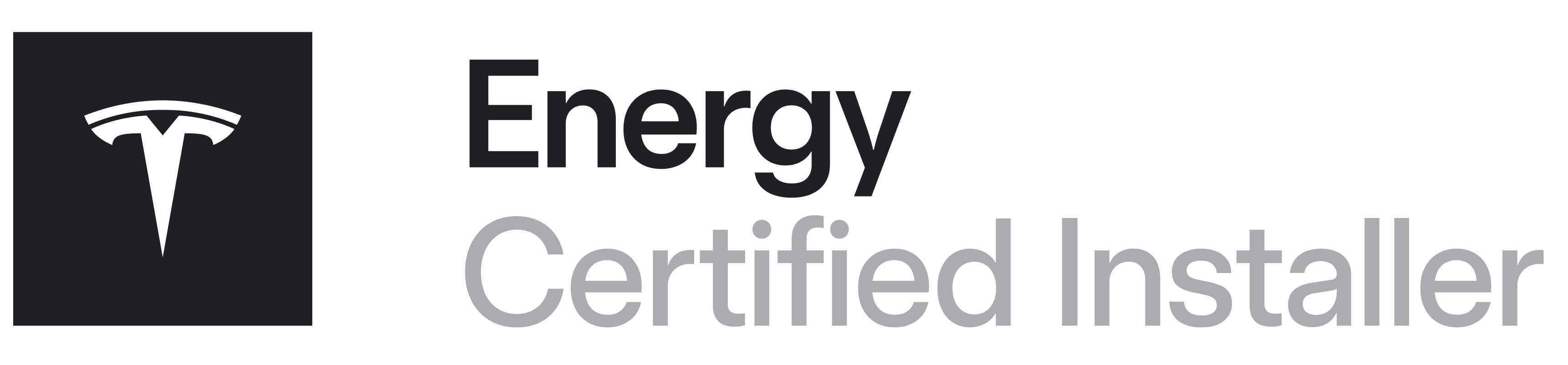 Tesla Energy certified Installer