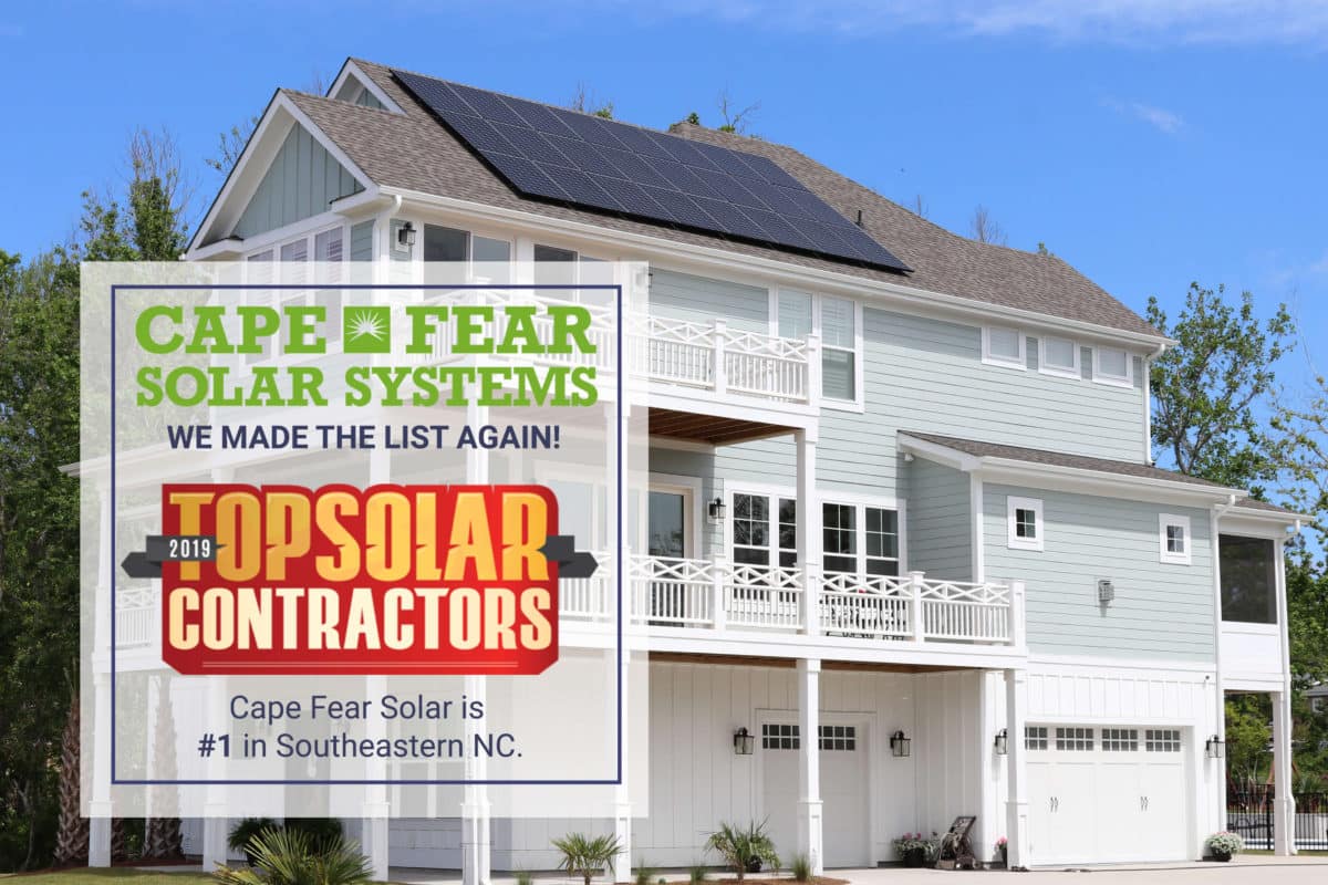 Top Solar Contractor Southeastern NC